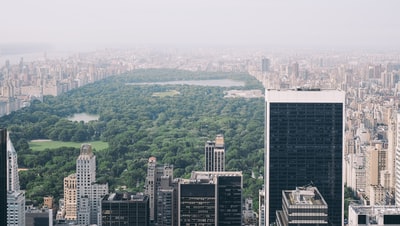 航拍的照片中央公园,纽约
